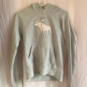 Vintage gray Abercrombie and Fitch hoodie size XL